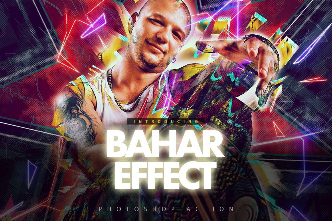 bahar effect photoshop action