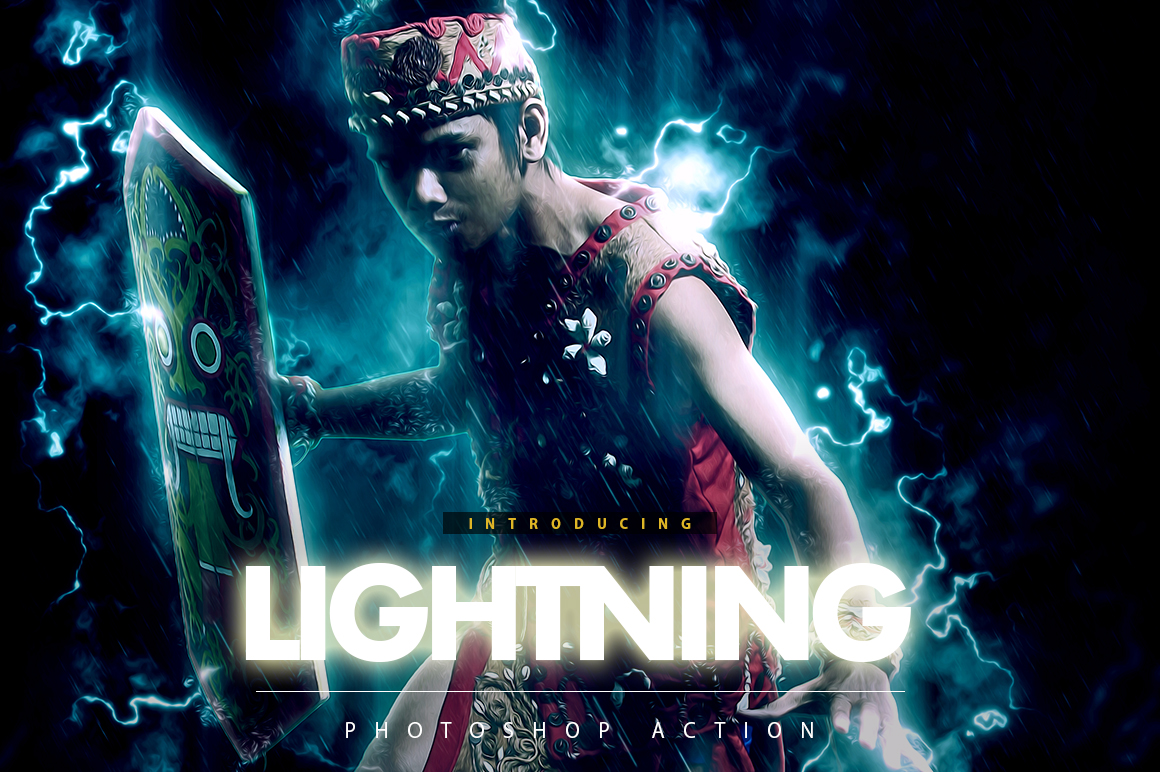 lightning photoshop action